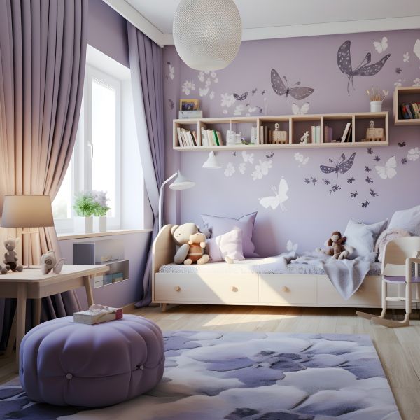 Nursery Wallpaper Hanging